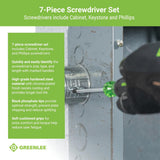 Greenlee 7-Piece Screwdriver Set