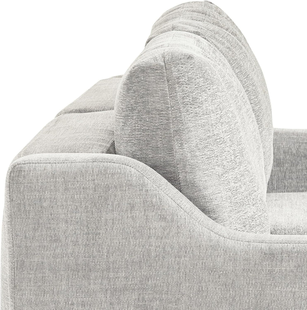 113A009NVY Serta Glendale - Sofá convertible de 90.2 pulgadas, tamaño Queen para abrazar la pared, comodidad Dreamcoil, tela de felpilla, color crema