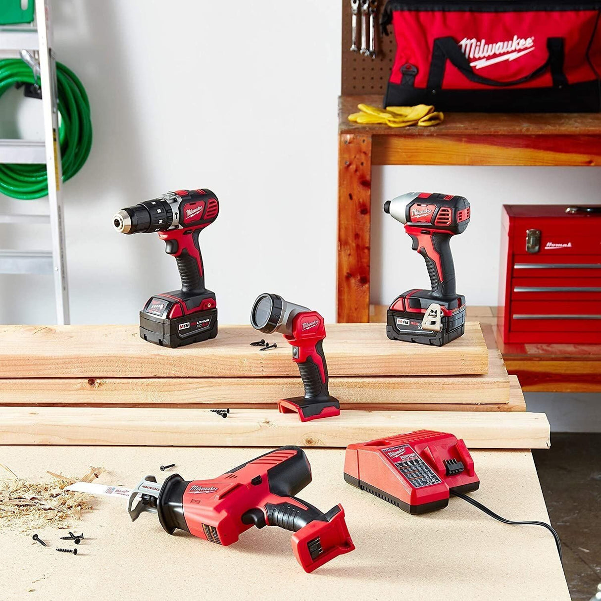 Milwaukee M18™ Cordless LITHIUM-ION 4-Tool Combo Kit