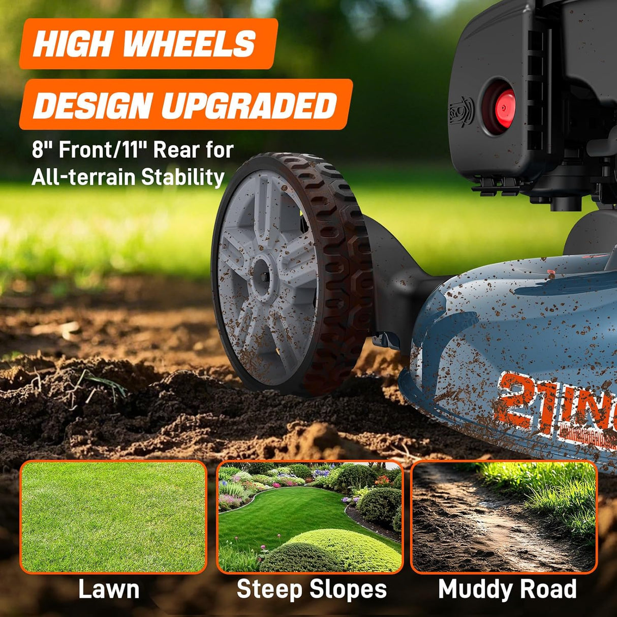 SENIX Lawn Mower 125 cc 4-Cycle Briggs