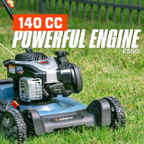 LSPG-M7 SENIX 21" 3IN1 HIGH WHEEL PUSH MOWER E55