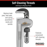 Ridgid Aluminum Straight Pipe Wrench