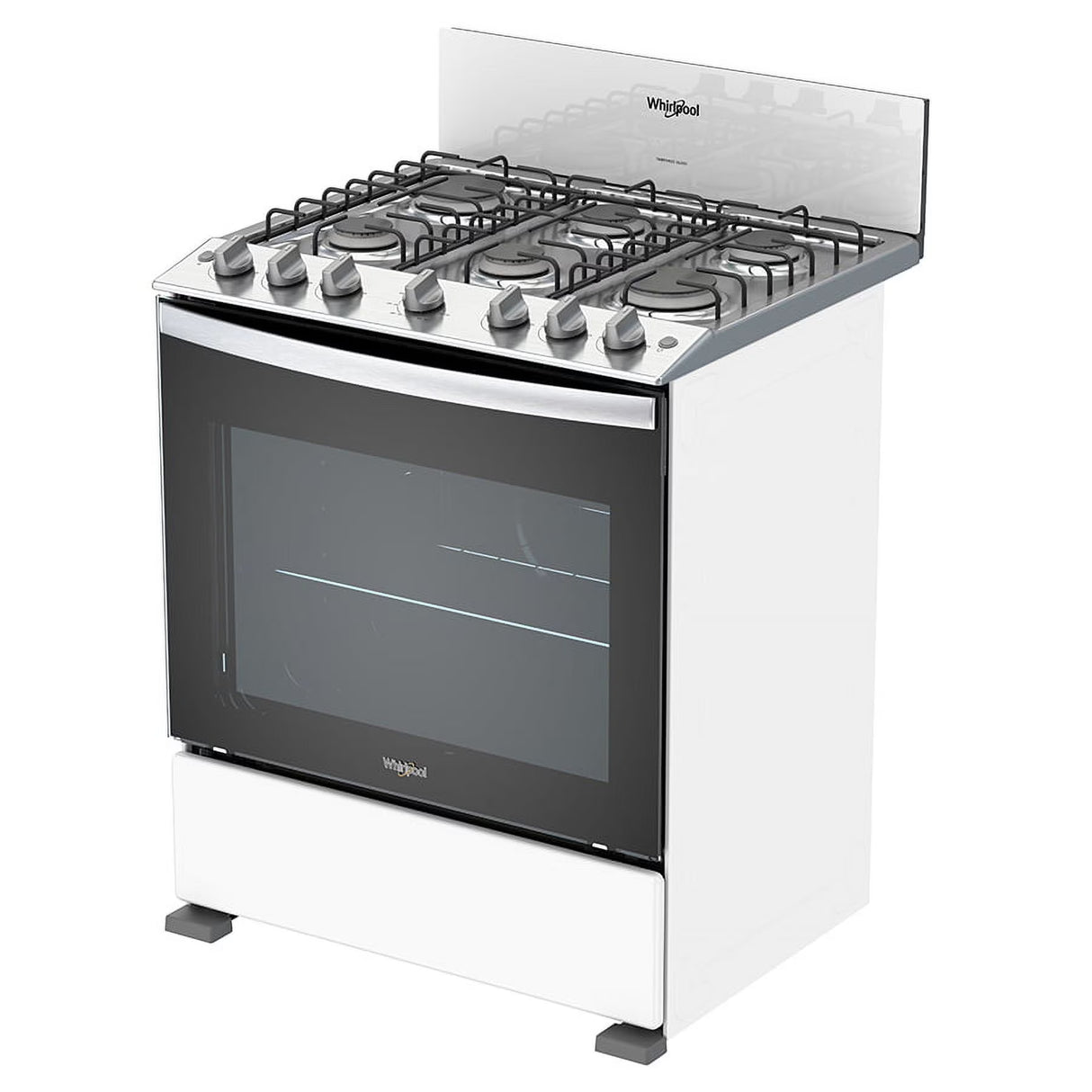Whirlpool Estufa de Gas de 30" con 6 Quemadores (LWFR3100Q)