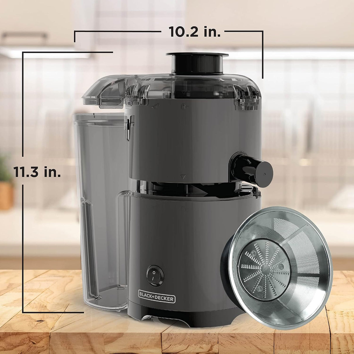 BLACK+DECKER Quiet Fruit & Vegetable Juicer