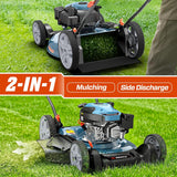 Cortacésped a Gas de Empuje SENIX LSPG-L6 de 21 Pulgadas con Motor de 144 cc