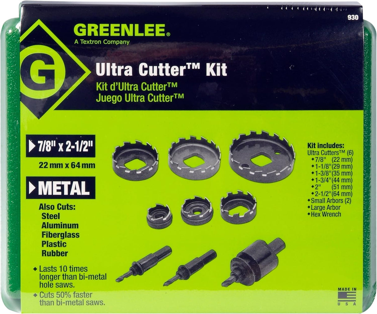 Greenlee  Hole Cutter Kit