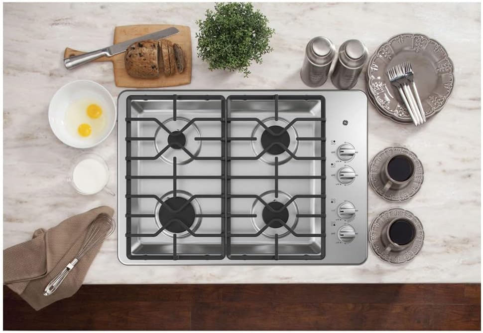 GE  30" Gas Cooktop with MAX System