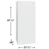 Frigidaire Congelador Vertical Profesional de 13 Pies Cúbicos