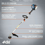 GTS4QL-L 4QL 26.5CC STRAIGHT SHAFT TRIMMER