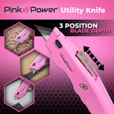 Cuchillo Multiusos con 3 Cuchillas Retráctiles PP209