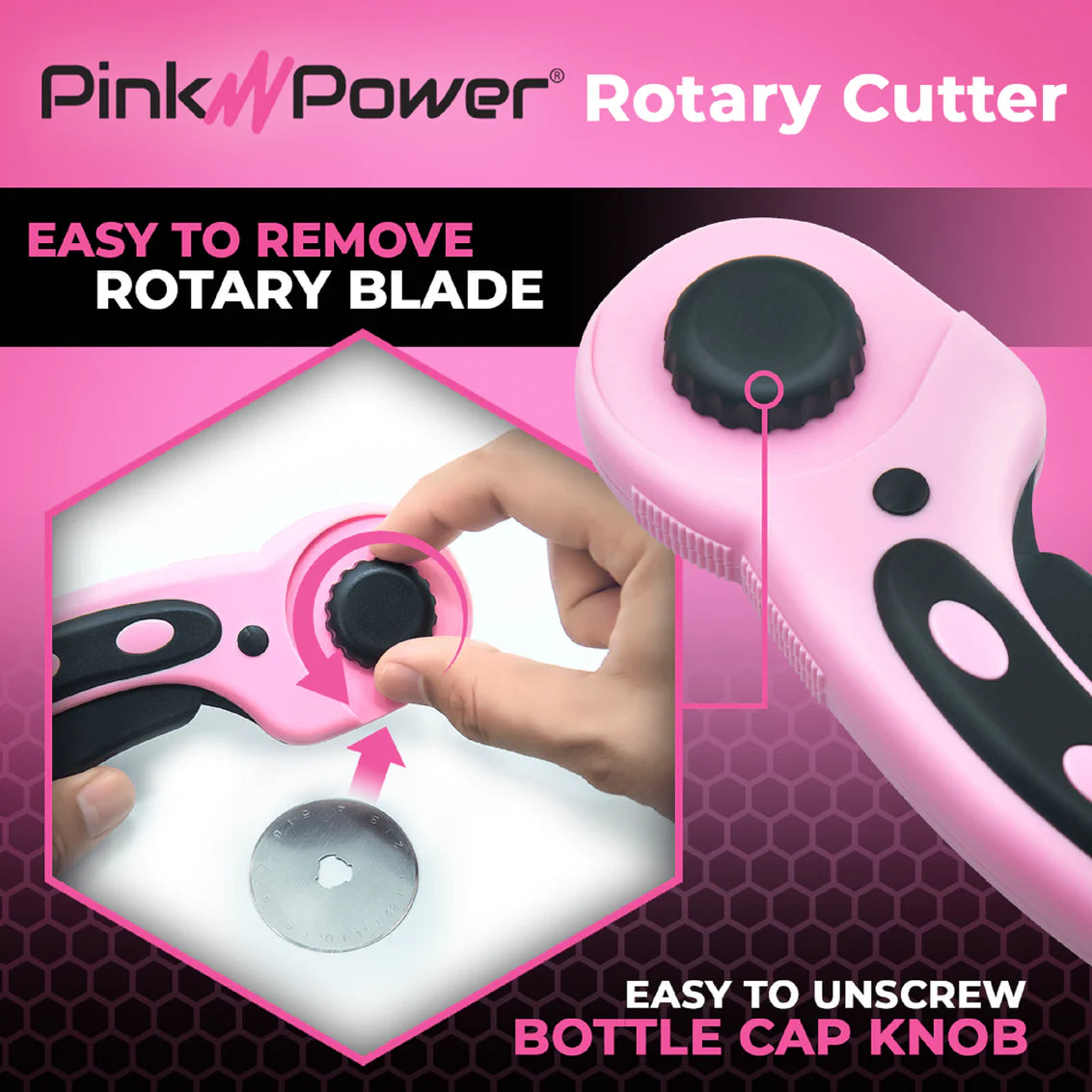 Pink Power LITHIUM ION Pink Cordless Fabric Scissors