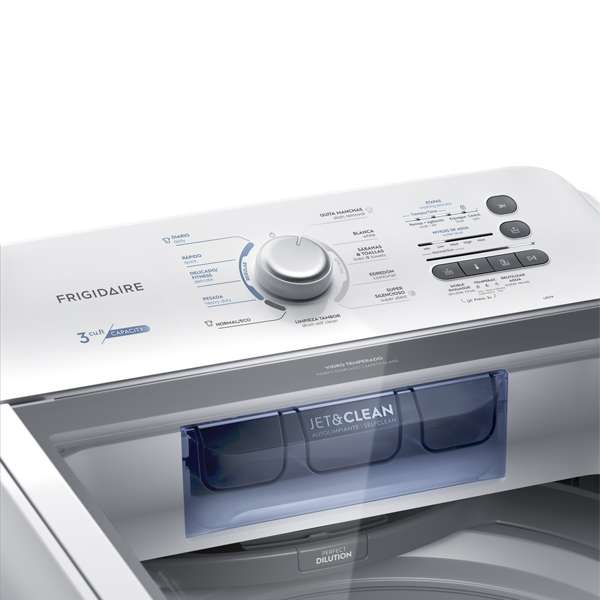 Frigidaire 3-Cube Top-Load Washer with Agitator, White