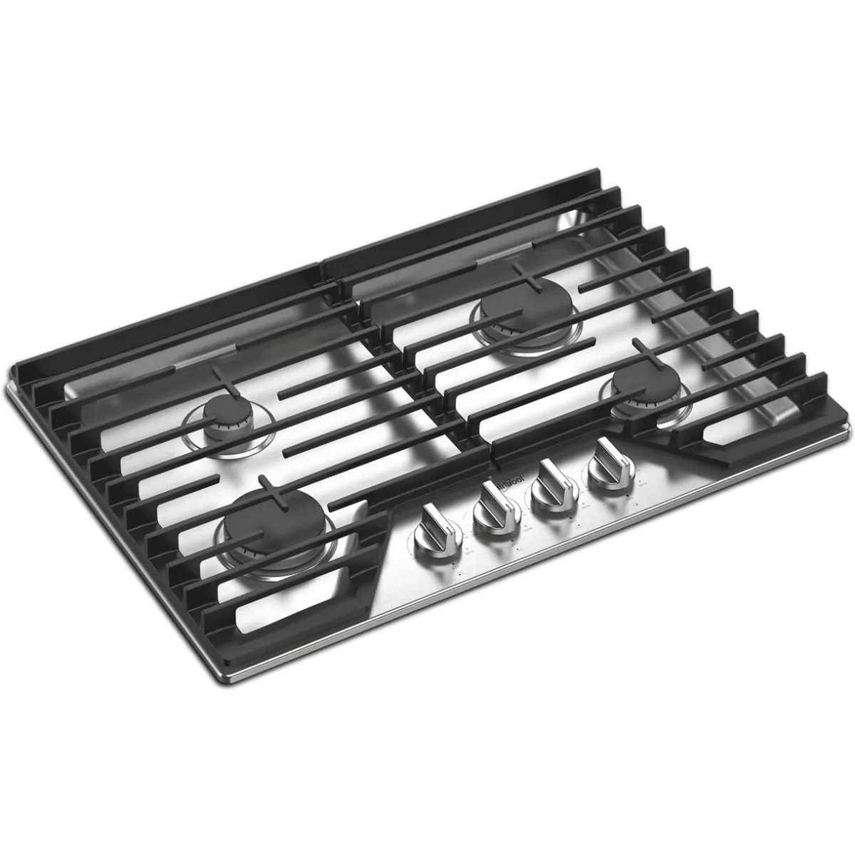 Whirlpool 30-inch Gas Cooktop with EZ-2-Lift™ Hinged Cast-Iron Grates
