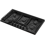 Whirlpool Tope de Gas de 36" con 5 Quemadores y Parrillas de Hierro Fundido Abatibles EZ-2-Lift™ (Negro)