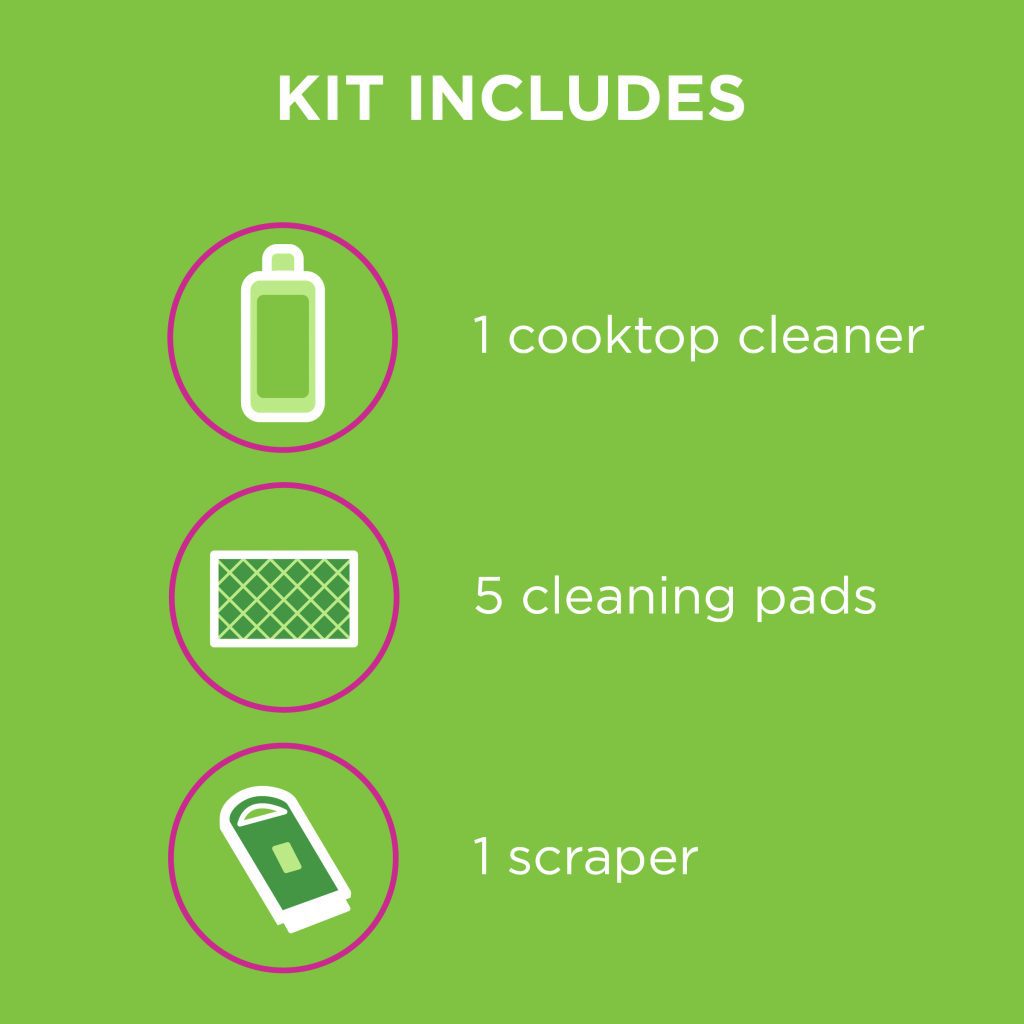 Kit de Limpieza para Estufas Affresh® (Limpiador + Almohadillas + Raspador)