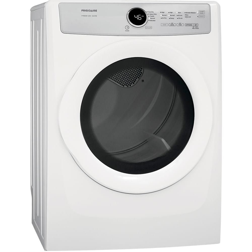 Frigidaire 8 cu. ft. White Front Load Electric Dryer