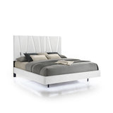 B1840-115 Cama Panel Europa en Blanco – Colección Europa