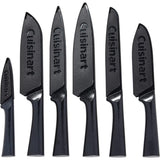 Cuisinart 12 piece Black Metallic Coated Knife Set with Blade Guards