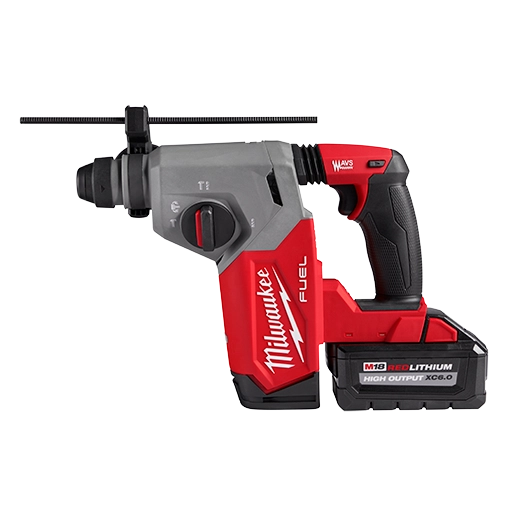 Milwaukee Kit de Martillo Rotativo M18 FUEL™ SDS Plus de 1" (Modelo 2912-22)