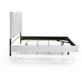 B1840-115 Cama Panel Europa en Blanco – Colección Europa