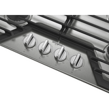Whirlpool 30-inch Gas Cooktop with EZ-2-Lift™ Hinged Cast-Iron Grates