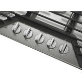 Whirlpool Tope de Gas de 36" con 5 Quemadores y Parrillas de Hierro Fundido Abatibles EZ-2-Lift™