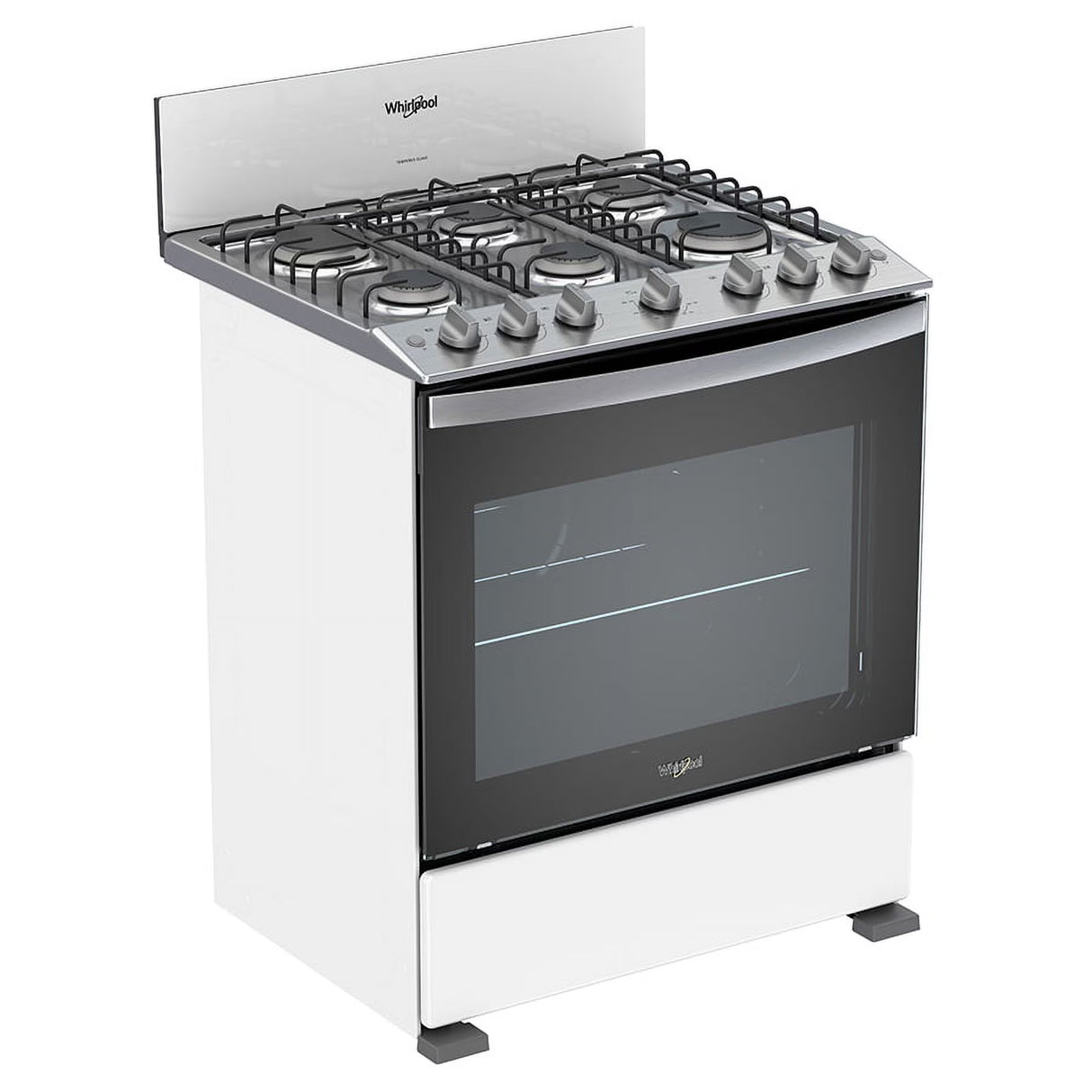 Whirlpool Estufa de Gas de 30" con 6 Quemadores (LWFR3100Q)