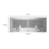 Liner para Campana Personalizada Whirlpool UVL5430JSS de 30" (400 CFM)