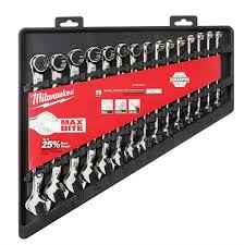 Milwaukee 15pc Metric Flex Head Ratcheting Combination