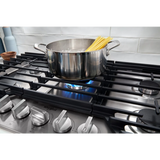 Whirlpool Tope de Gas de 36" con 5 Quemadores y Parrillas de Hierro Fundido Abatibles EZ-2-Lift™