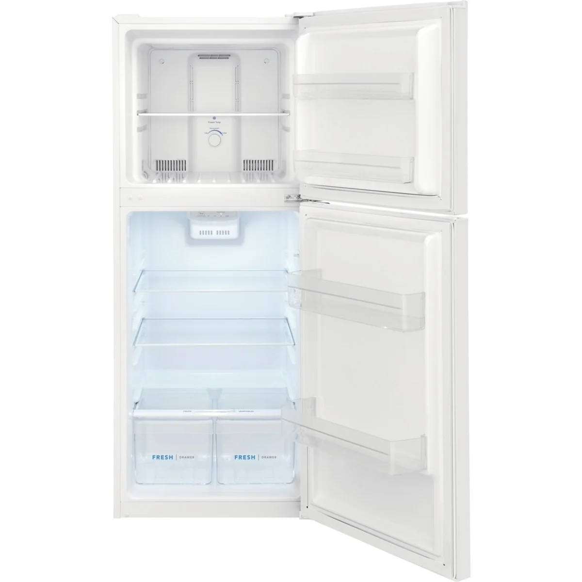 Nevera Frigidaire 10.1 p.c. Top Freezer Blanca Garage Ready - FFET1022UW