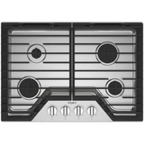 Whirlpool 30-inch Gas Cooktop with EZ-2-Lift™ Hinged Cast-Iron Grates