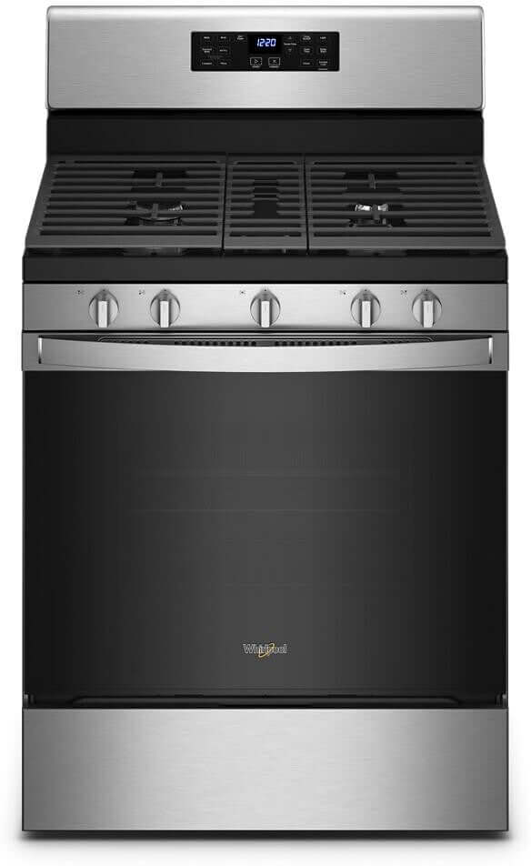 Whirlpool 5 cu. ft. Gas 5-In-1 Air Fry Oven-Stainless Steel