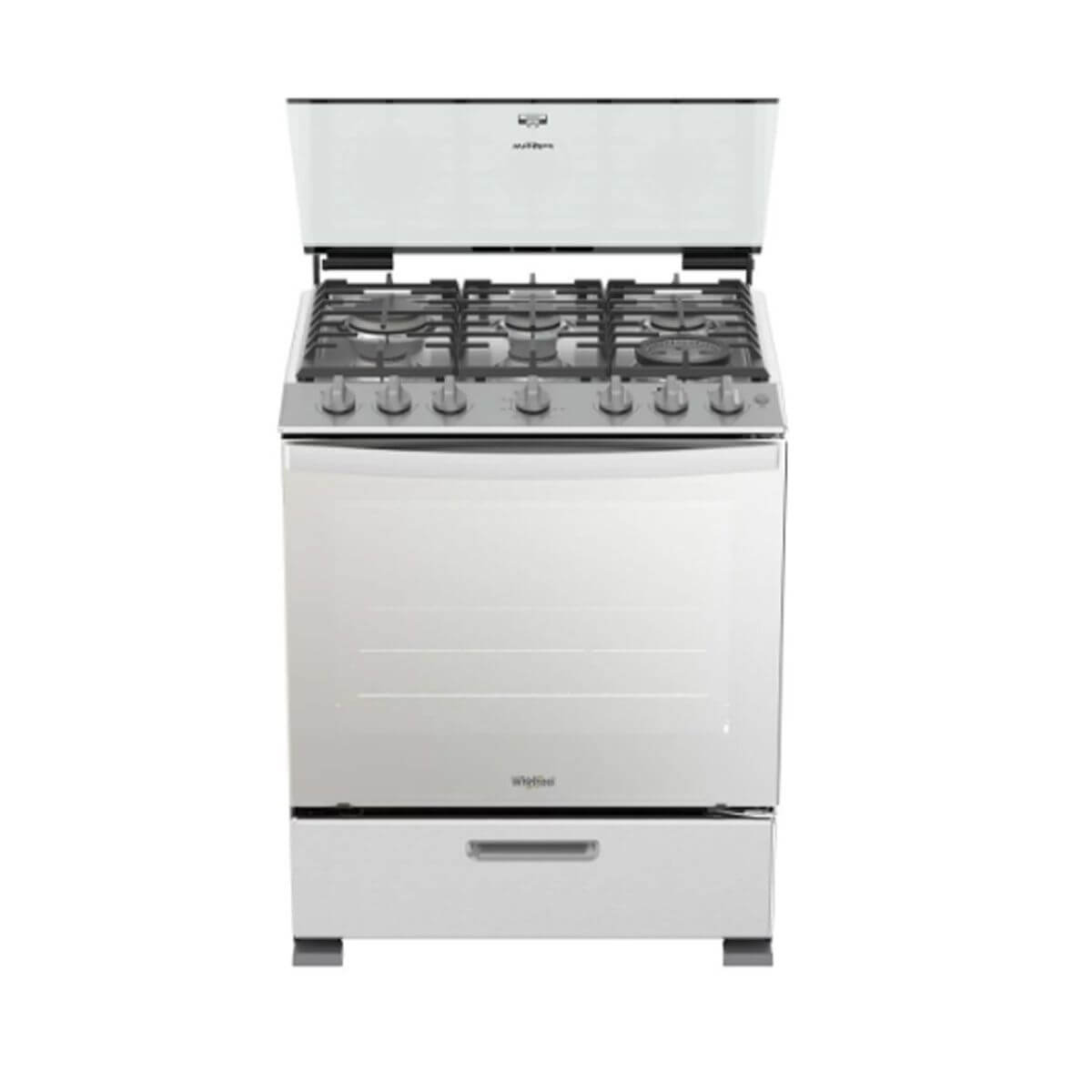 Whirlpool Gas Range 6 Burners-White