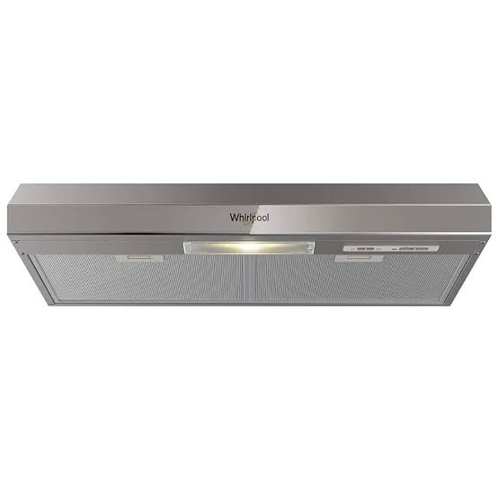 Campana extractora undercabinet Whirlpool de acero inoxidable modelo WH7610S