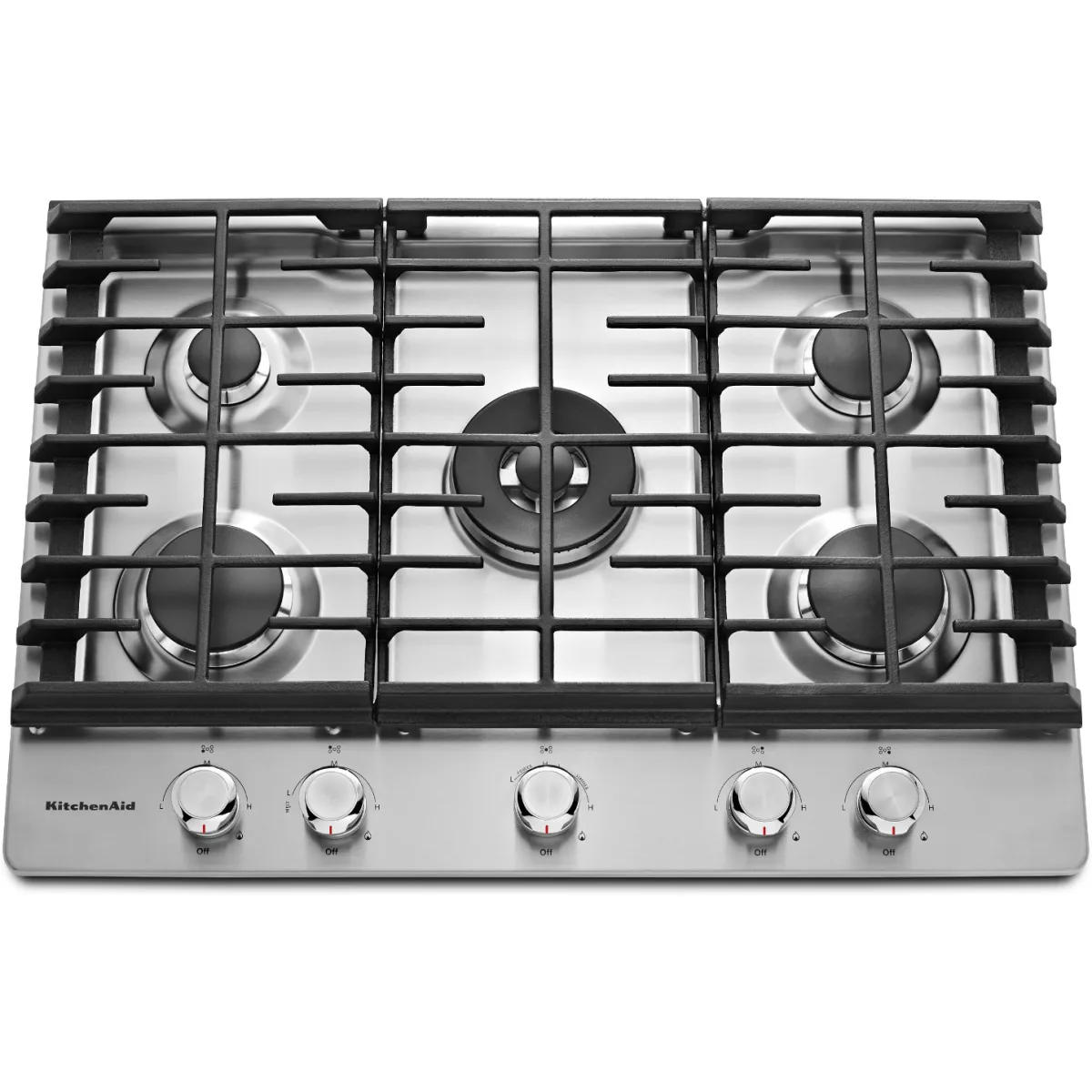 30 Inch Gas Cooktop with 5 Sealed Burners