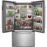 Refrigerador French Door KitchenAid KRFC704FPS de 36 Pulgadas con Acabado PrintShield