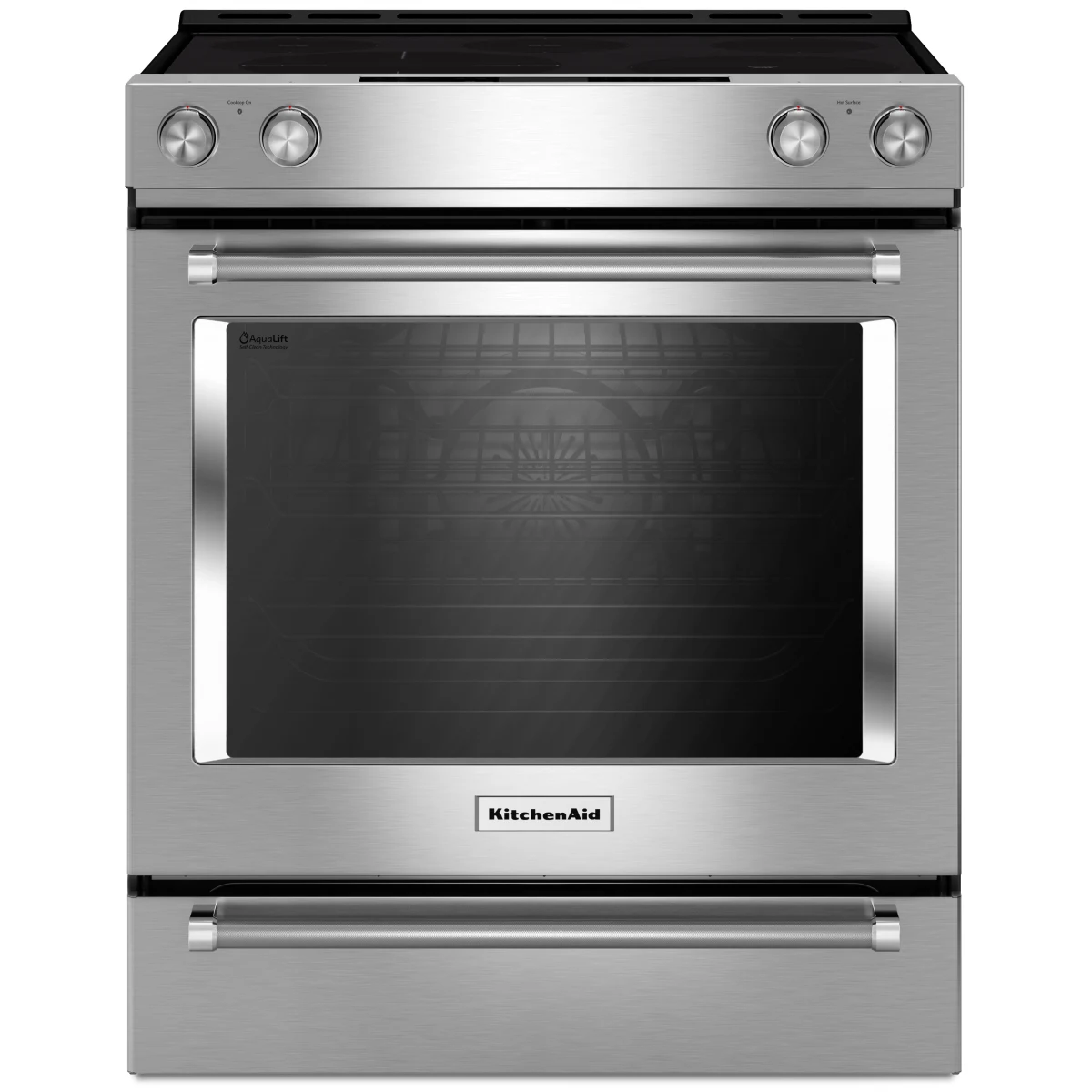 KitchenAid KSEB900ESS 30 Inch Slide-In Electric Range with 5 Elements