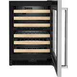 Vinera Empotrable KitchenAid KUWR214KSB de 24 Pulgadas con Puerta de Vidrio
