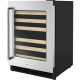 Vinera Empotrable KitchenAid KUWR214KSB de 24 Pulgadas con Puerta de Vidrio
