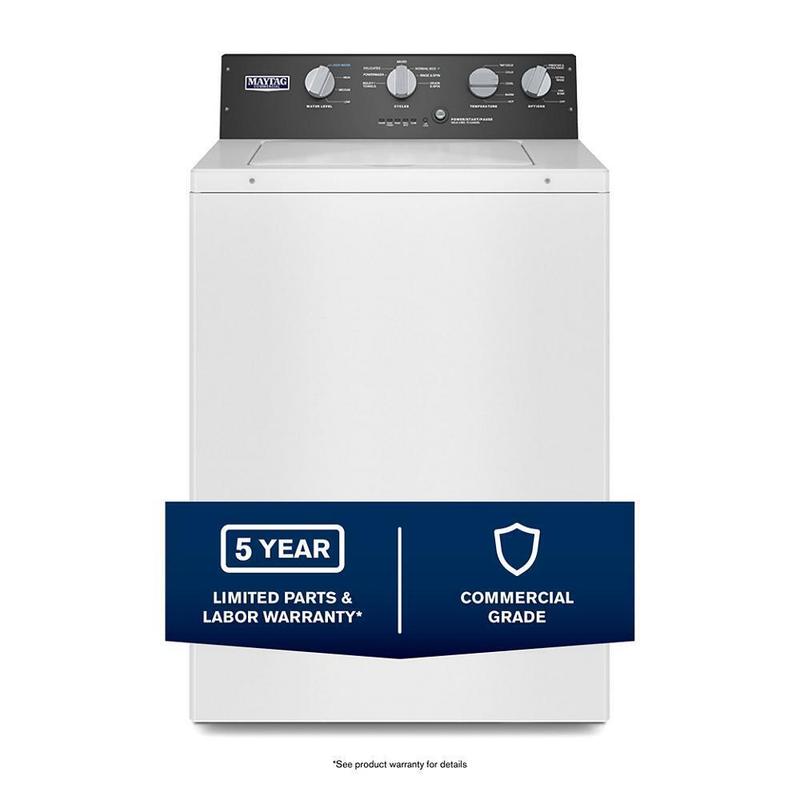 Maytag Lavadora Comercial de Agitador 3.5 cu. ft. (MVWP586GW)