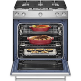 KSGB900ESS 30-Inch 5 Burner Gas Convection Slide-In Range with Baking Drawer