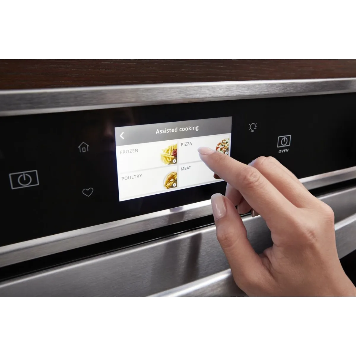 Horno de Pared Inteligente Individual Whirlpool WOS72EC7HS de 27 Pulgadas