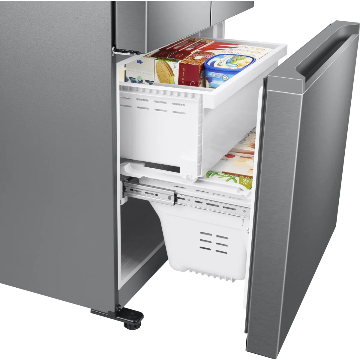 Nevera Samsung French Door 18 Pies Cúbicos Acero Inoxidable | RF18A5101SRAA