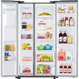 Nevera Samsung Side by Side 22 Pies Cúbicos Acero Inoxidable con Dispensador de Agua y Hielo | RS22T5201SR/AA
