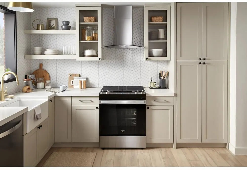 Whirlpool 5 cu. ft. Gas Range With Frozen Bake™ Technology-Stainless Steel