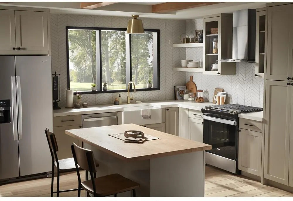 Whirlpool 5 cu. ft. Gas Range With Frozen Bake™ Technology-Stainless Steel