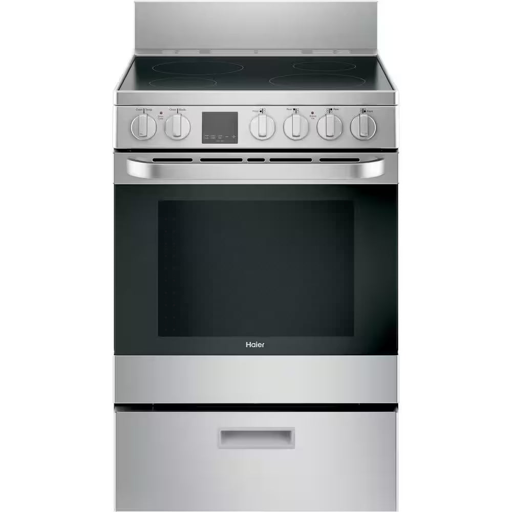 Haier 24 in. 4 Burner Element Free-Standing Electric Range