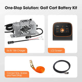 Batería de Litio LiFePO4 48V (51.2V) 150Ah para Carritos de Golf - Temgo