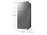 Refrigerador Samsung Bespoke con Congelador Superior de 18 Pies Cúbicos
